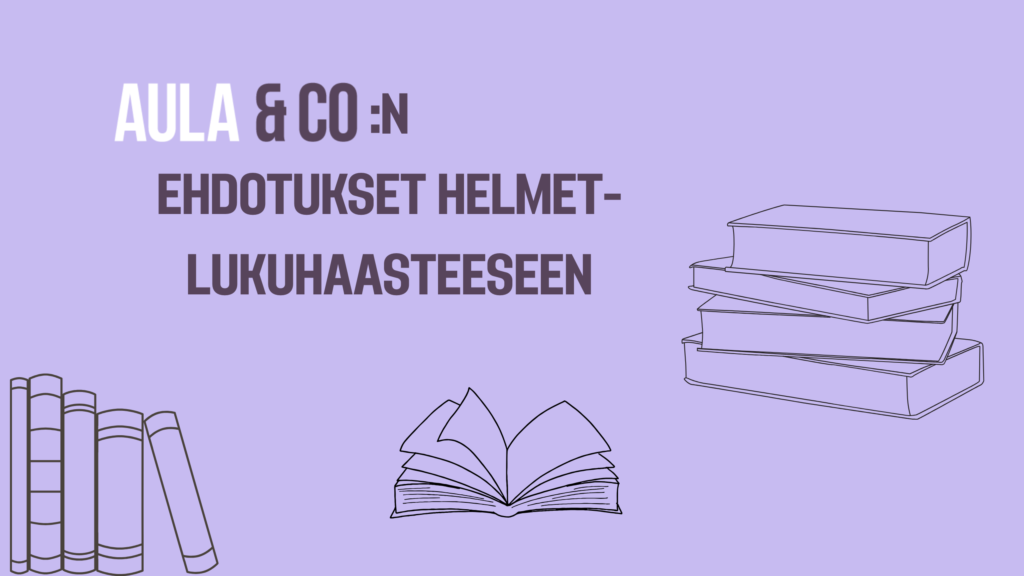 Aulan ehdotukset Helmet-lukuhaasteeseen 2025