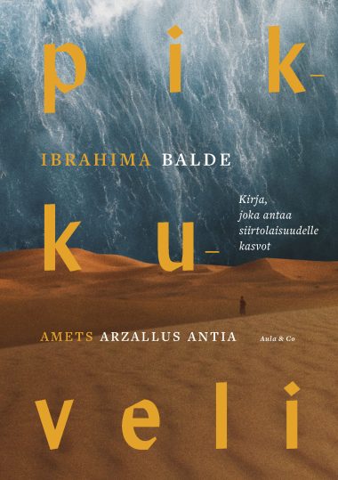 Pikkuveli-kirjan kansi. Kuvassa aavikkoa ja merta.